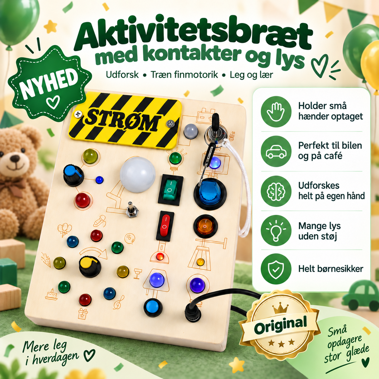 Geni™ – Superaktivitetsbræt til små opdagere
