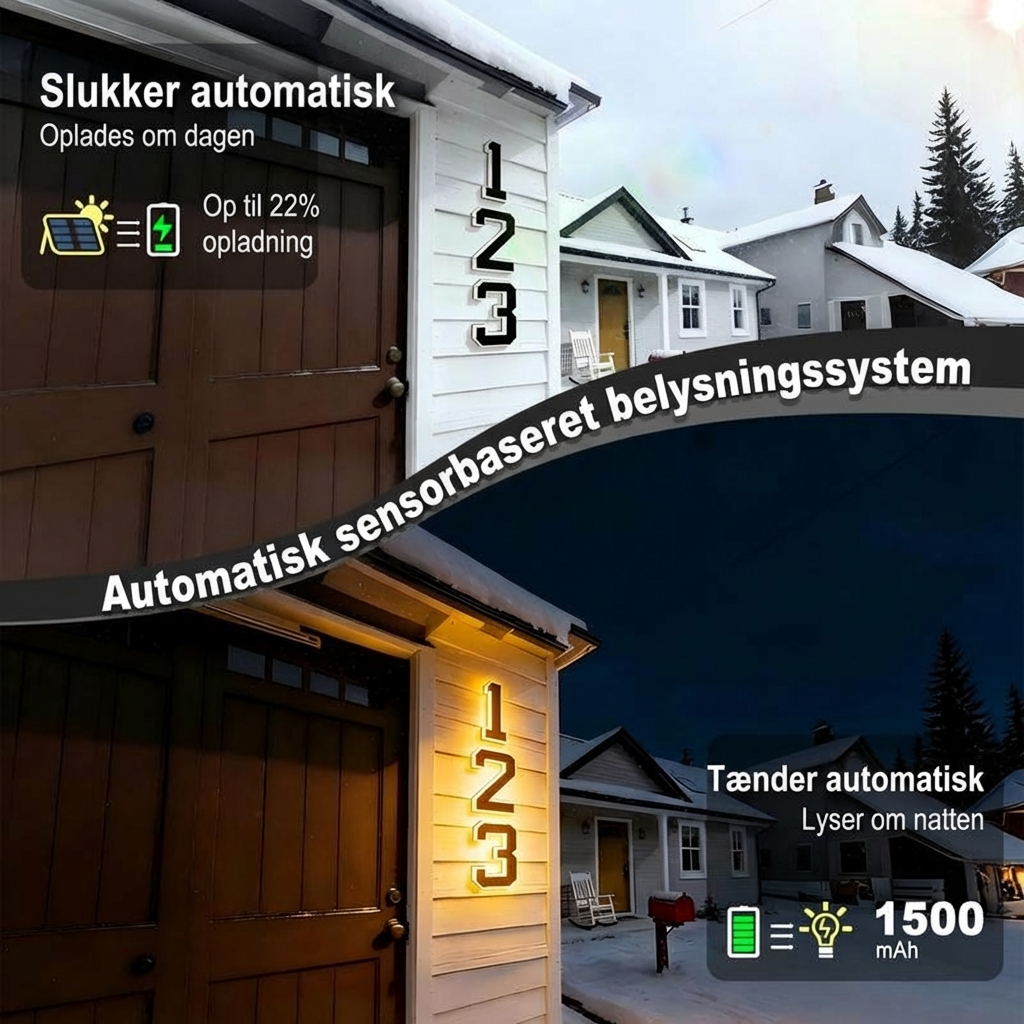 Entrux™ – Solcelledrevet belysning med sensor & nem montering
