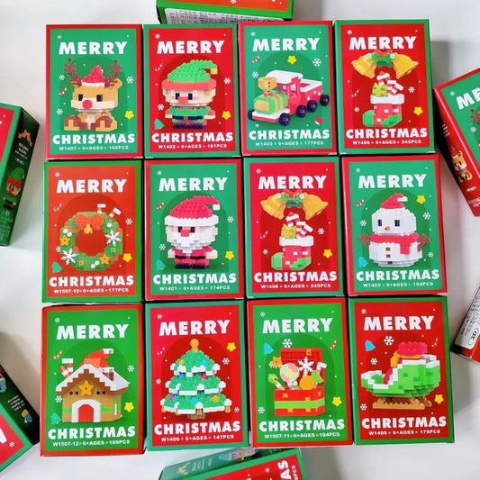 Julemandens Byggeklodser™ – 12 kreative julefigurer til familien. En kæmpe succes sidste år, og endnu større i år