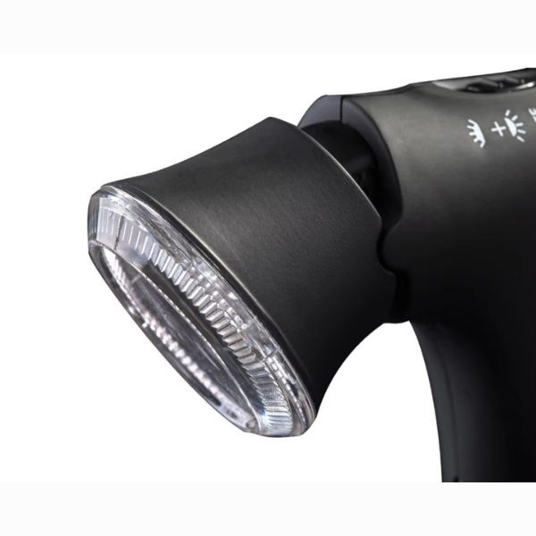 Foldbar stok med LED, alarm & polstret håndtag – Sikker & robust