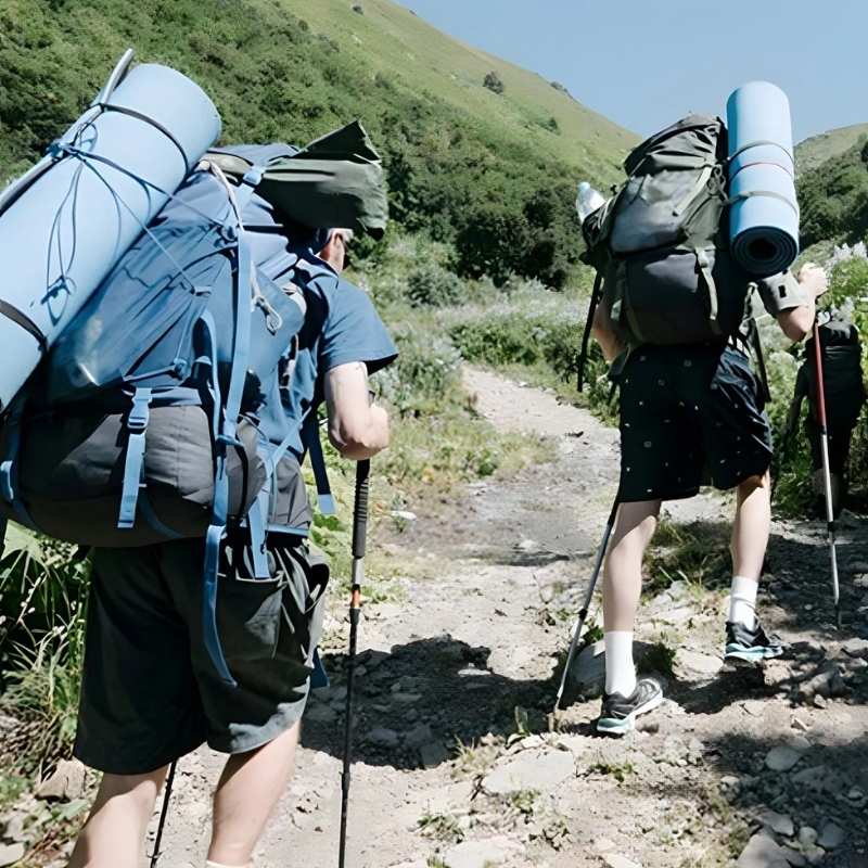 Letvægts Vandrestave – Sammenklappelige med 4 Forskellige Greb til Alle Underlag