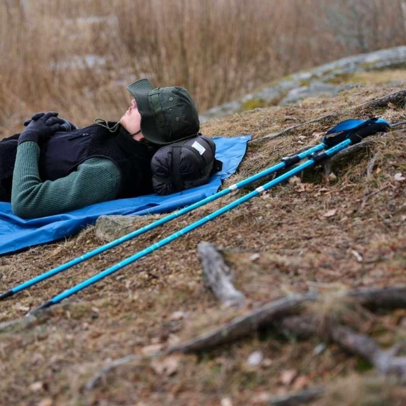 Letvægts Vandrestave – Sammenklappelige med 4 Forskellige Greb til Alle Underlag