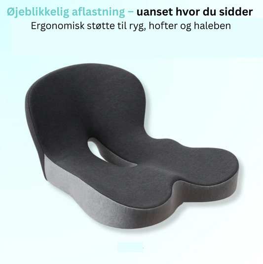 Relief™ Sædehynde – Lindrer smerter i lænden, hoften og halebenet